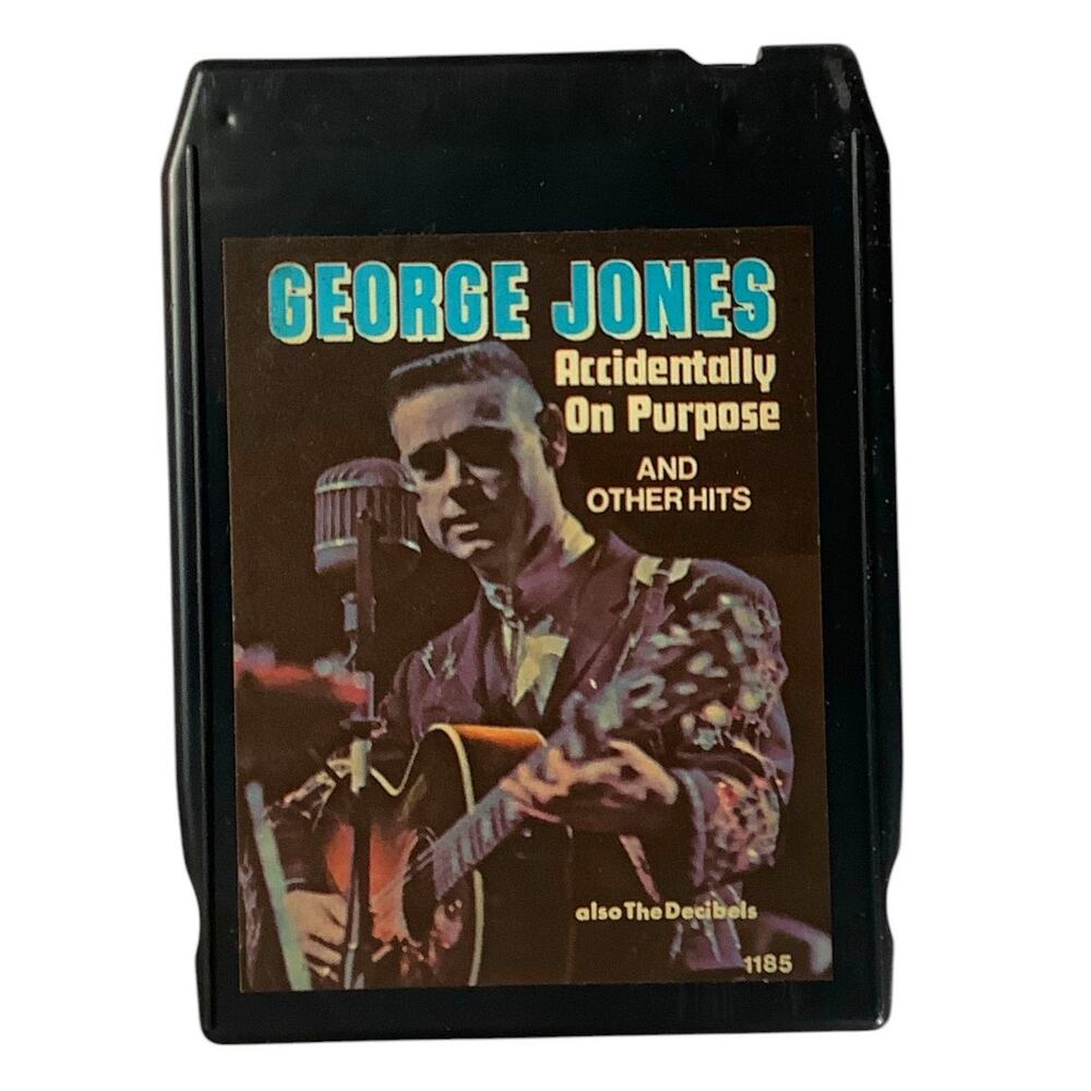 Rare Vintage 60/70's 8-Track Tape - George Jones Songs & The Decibels Songs